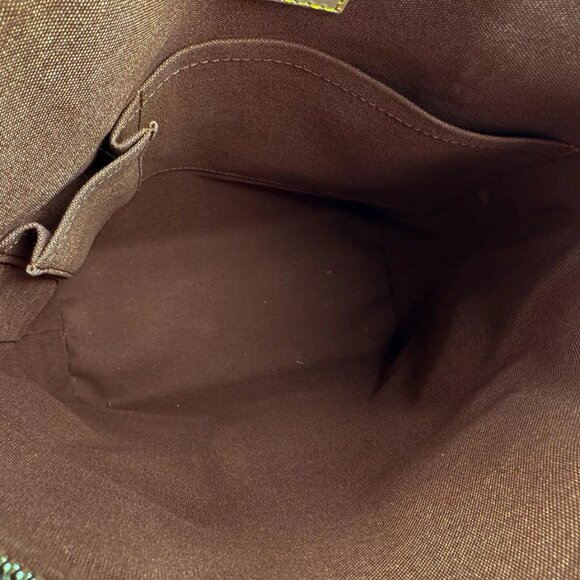 Auth LOUIS VUITTON Monogram Lockit Handbag Brown - Picture 5 of 14